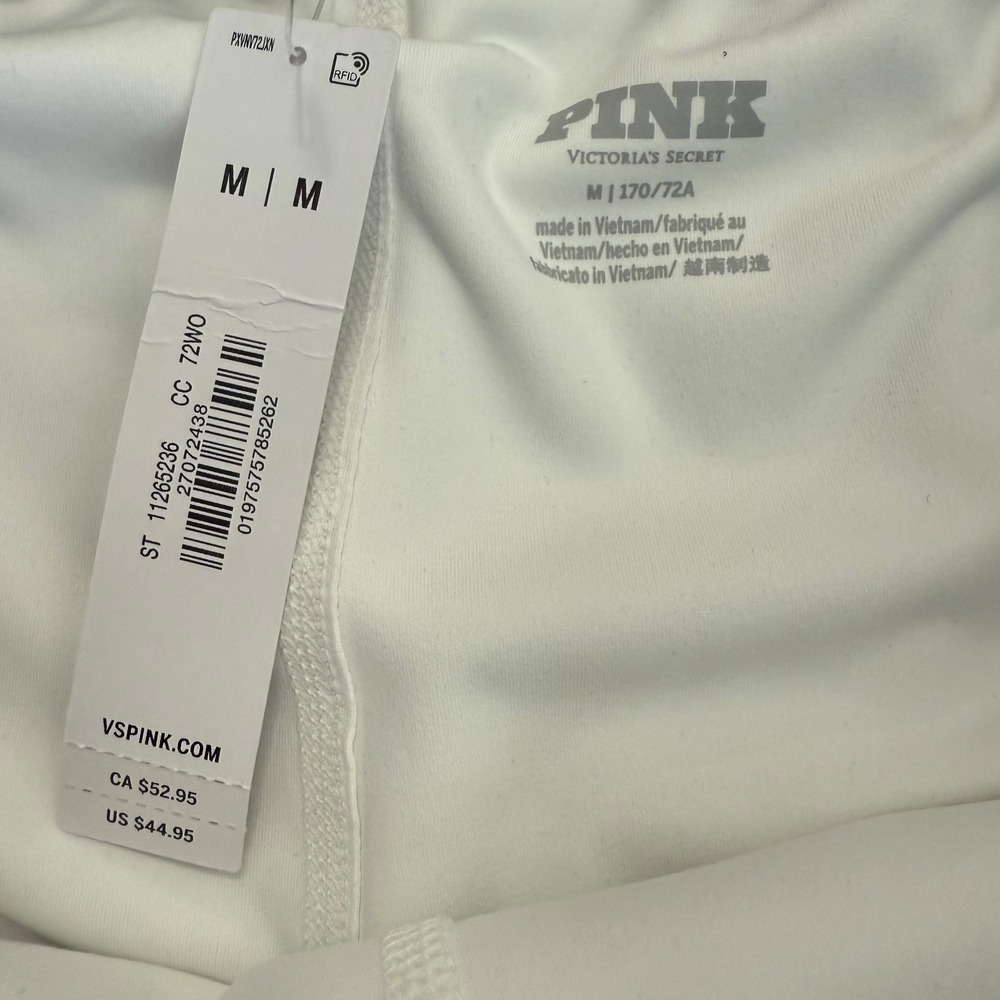 PINK Victoria's Secret NWT Black Cargo Athletic Skort  White‎ Shorts Size Medium - Picture 2 of 8